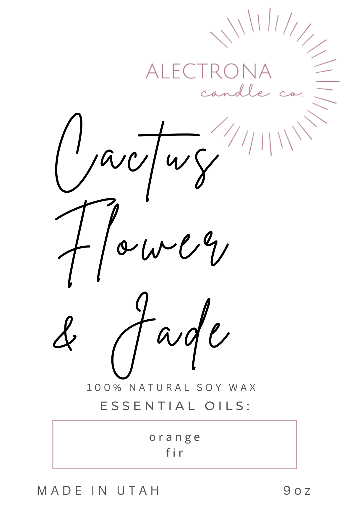 Cactus Flower and Jade