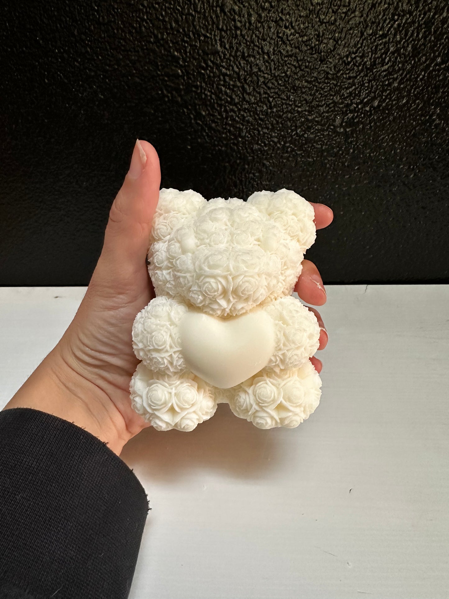 Rosebud Bear with Heart