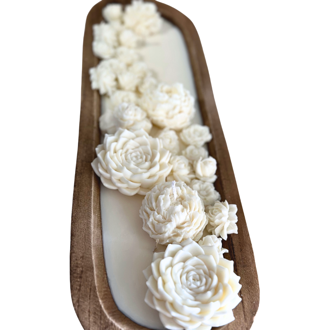 Large Dough Bowl Pick your Design Candlescape