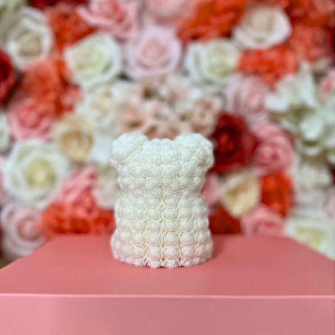 Rosebud Bear with bow