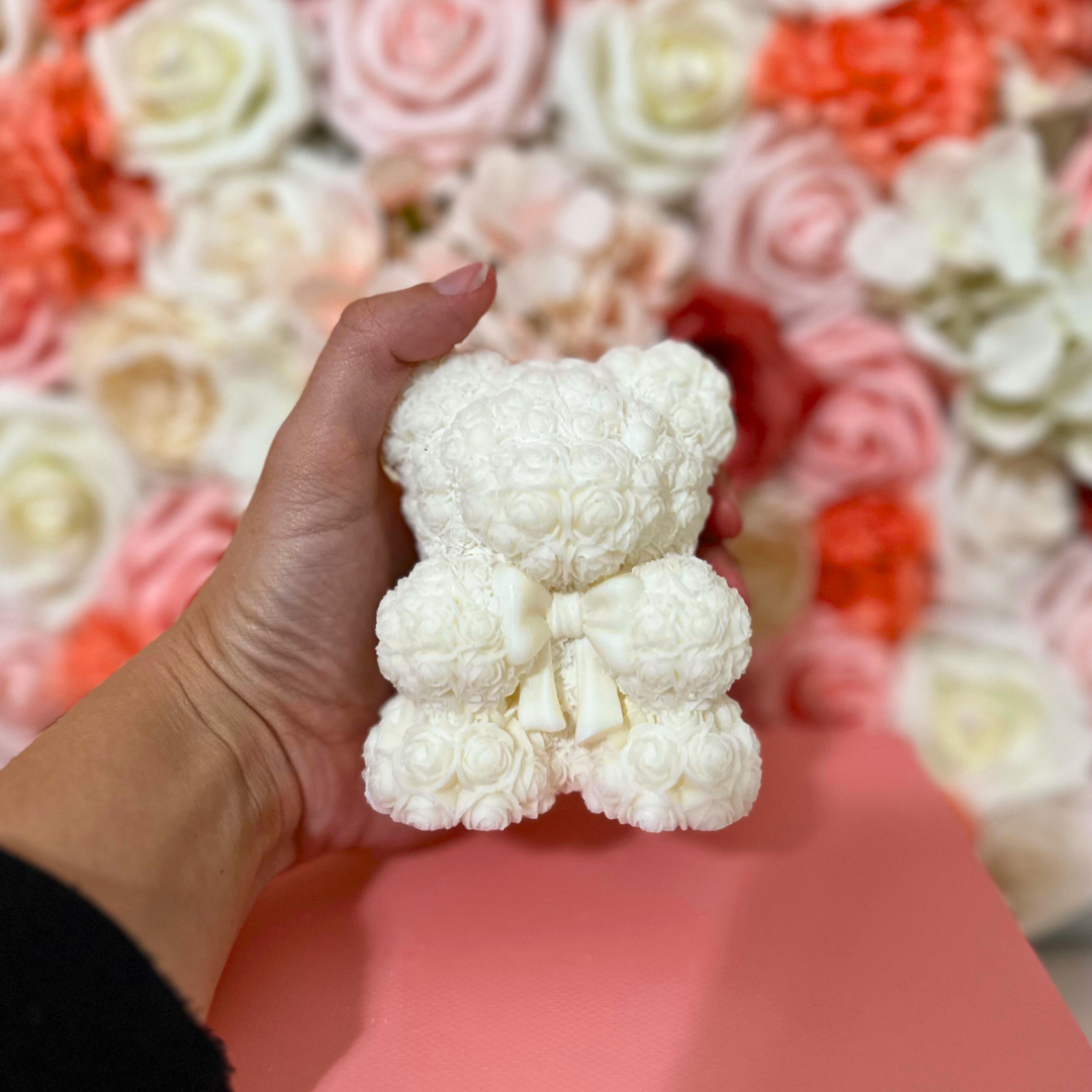 Rosebud Bear with bow