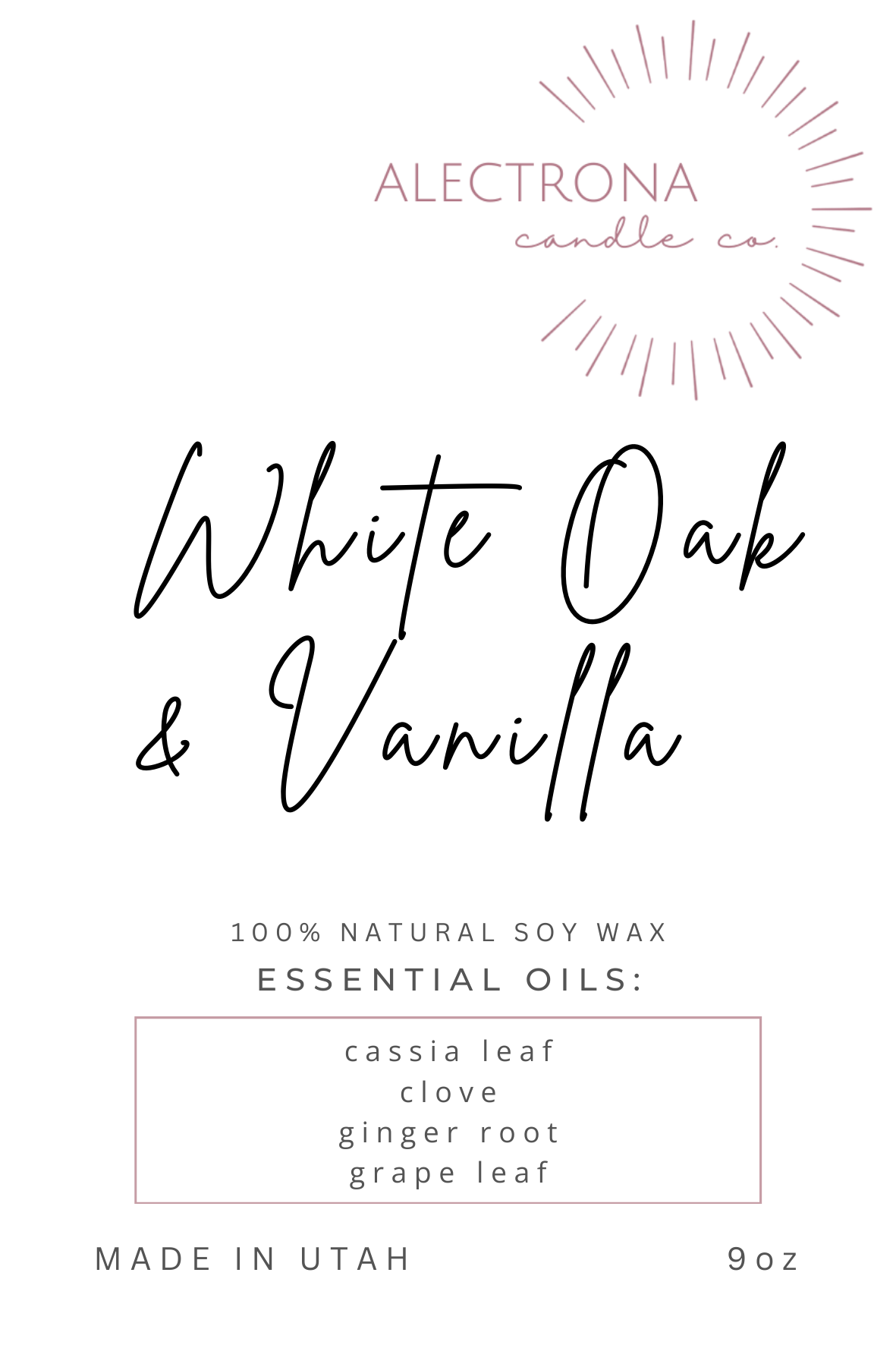 White Oak and Vanilla