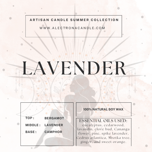 Lavender 100% Soy wax candle
