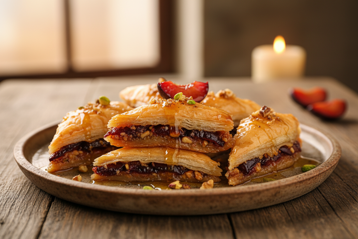 Red Plum Baklava 